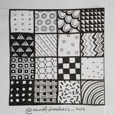 Zentangle Easy Patterns, Doodles Zentangles Easy, Doodle Examples, Zentangle Patterns Easy Simple, Simple Zentangle Patterns, Zentangle Patterns For Beginners, Patterns Doodle, Ceiling Artwork, Easy Patterns To Draw