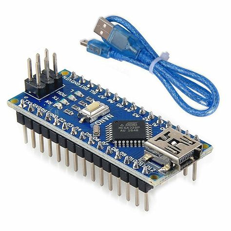 Mini Nano V3.0 ATmega328P Microcontroller Board w/USB Cable For Arduino NO TAX Check more at https://terrashopia.com/product/mini-nano-v3-0-atmega328p-microcontroller-board-w-usb-cable-for-arduino-no-tax/ Microcontroller Board, Programmable Logic Controller, Arduino Robot, Robot Kits, Flash Memory, Development Board, Computer System, Data Cable, Laptop Computers