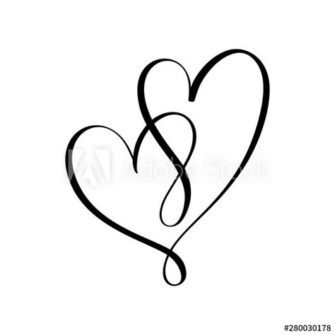 Stock Image: Heart two black sign. Icon on white background. Vector illustration romantic symbol linked, join, love, passion and wedding. Template for t shirt, card, poster. Design flat element of valentine day Card Poster Design, Shirt Card, Black Sign, Card Poster, Tattoo Ideas, Poster Design, White Background, Vector Illustration, Valentines Day