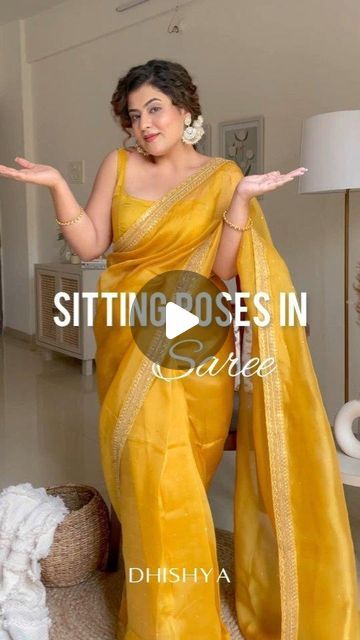 Mukesh Work Saree, Mukesh Work, Photo Tricks, Saree Draping Styles, Big Rangoli, Organza Silk Saree, Big Rangoli Designs, Saree Draping, Saree Poses