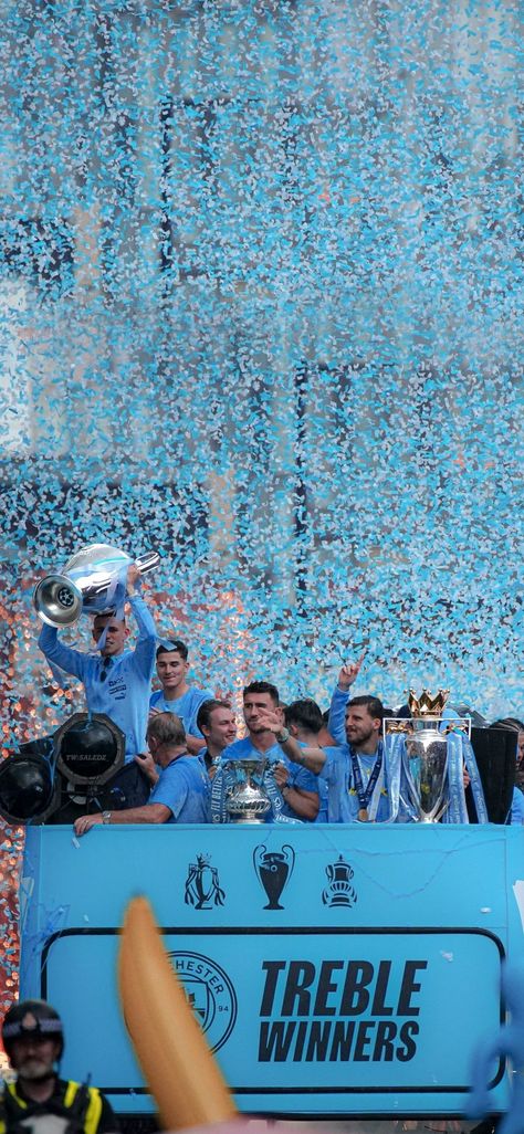 Manchester City Treble, Man City Team, Manchester City Wallpaper, Manchester City Football Club, Football Icon, City Car, Man City, City Wallpaper, Beautiful Landscape Wallpaper