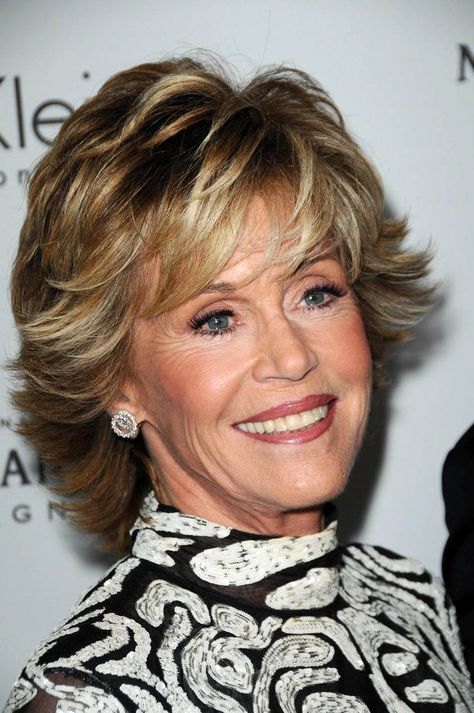 Jane Fonda highlights Long Haircuts For Women, Haircuts For Women Over 70, 2024 Haircut, Jane Fonda Hairstyles, Women Haircuts Long, Celebrity Short Hair, Long Haircuts, Prom Hairstyles For Short Hair, Short Choppy Hair