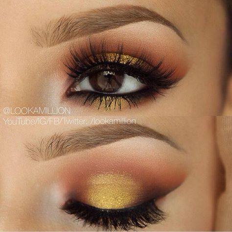 Mekap Mata, Yellow Eyeshadow, Makeup Goals, Makati, Gorgeous Makeup, Love Makeup, Eyeshadow Looks, Pretty Makeup, Beautiful Makeup