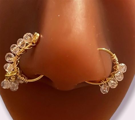 Dangling Nose Ring, Fake Nose Piercing, Nose Ring Gold, Hoop Nose Ring, Christmas Animation, Faux Nose Ring, Fake Nose Ring, Nose Ring Jewelry, Nose Cuff