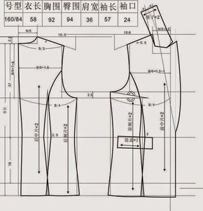 jackets (Chinese method of pattern making) - modelist kitapları Blazer Pattern Drafting, Mens Coat Pattern, Pola Jaket, Mens Jacket Pattern, Sewing Form, Mens Sewing Patterns, T Shirt Sewing Pattern, Trousers Pattern, Sewing Measurements