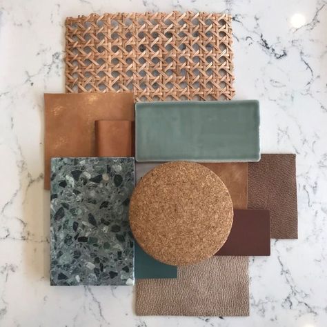 THE DESIGNORY on Instagram: “Today's material palette featuring this season's most coveted colour combo, tobacco, and sage. ⠀⠀⠀⠀⠀⠀⠀⠀⠀ ⠀⠀⠀⠀⠀⠀⠀⠀⠀ #thedesignory…” Materials Board Interior Design, Mood Board Interior, Material Board, Interior Design Boards, Material Palette, Interior Design Mood Board, Mood Board Design, Color Inspo, Design Living