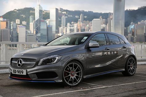 Mercedes-Benz, A-Class, A250, Sport, Hong Kong | Flickr - Photo Sharing! Mercedes A45 Amg, Mercedes Sports Car, Mercedes Sport, Mercedes Auto, Mercedes Cla, Cars Mercedes, Mercedes A Class, Dream Cars Mercedes, Bmw Classic Cars