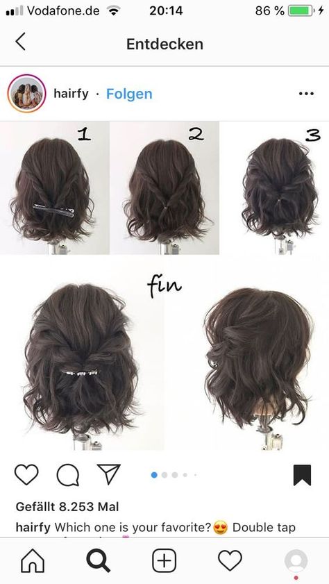 21 HAIRSTYLE IDEAS FOR SHORT HAIRS - julsweek Fancy Short Hair, Hair Color Caramel, Guest Hair, Prom Hairstyles For Short Hair, Hippie Hair, Simple Wedding Hairstyles, Wedding Guest Hairstyles, Peinados Fáciles Para Cabello Corto, Short Hair Tutorial