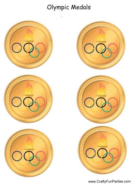 Olympic Medal Craft, Olympic Printables, Sports Day Certificates, Summer Olympics Party, Preschool Olympics, Fishing Bear, Olympic Theme Party, Olympic Games For Kids, Olympic Idea