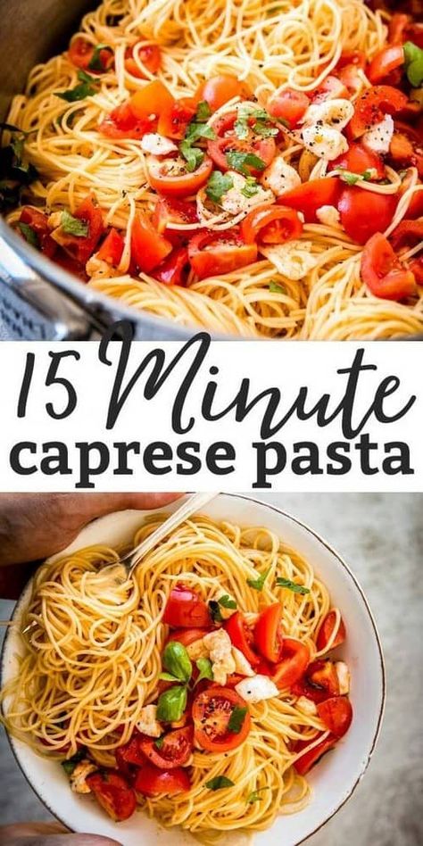 Mediterranean Diet Pasta, Pasta Recipes Creamy, Diet Pasta Recipes, Pasta Recipes Easy Fast, Diet Pasta, Pasta With Tomatoes, Tomatoes Mozzarella, Pastas Recipes, Creamy Pasta Recipes