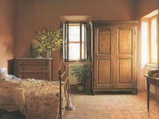 Tuscan Wall Colors, Italian Bedrooms, Tuscan Bedroom, Tuscan Walls, Tuscan Furniture, Rustic Italian Home, Tuscany Decor, Italian Home Decor, Tuscan Style Homes