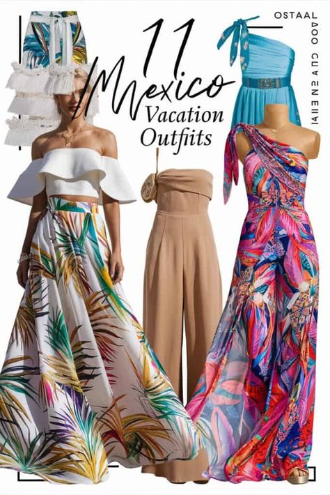 11 Sizzling Mexico Vacation Outfits: Unleash Your Style! December Mexico Outfits, Mexico Outfits, Mexico Vacation Outfits, Mexican Vacation, Trip To Mexico, Outfits For Mexico, Fabulous Outfits, Cruise Outfits, Mexico Vacation