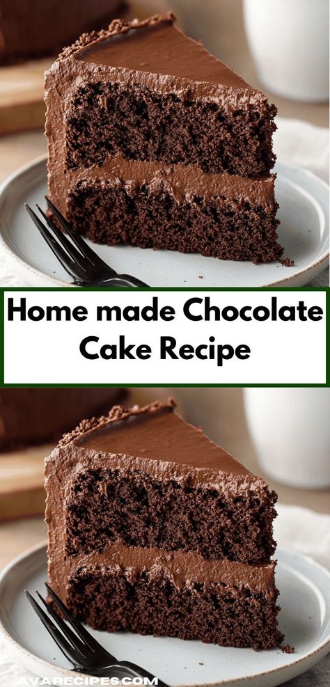 Looking for a quick and easy dessert idea? This homemade chocolate cake recipe is simple to prepare, using everyday ingredients. It’s a delightful way to impress your loved ones without spending hours in the kitchen. Home Made Chocolate Cake, Easy Homemade Chocolate Cake, Unique Recipes Desserts, Rich Cheesecake, Perfect Chocolate Cake, Homemade Chocolate Cake, Tasty Chocolate Cake, Creative Desserts, Unique Desserts