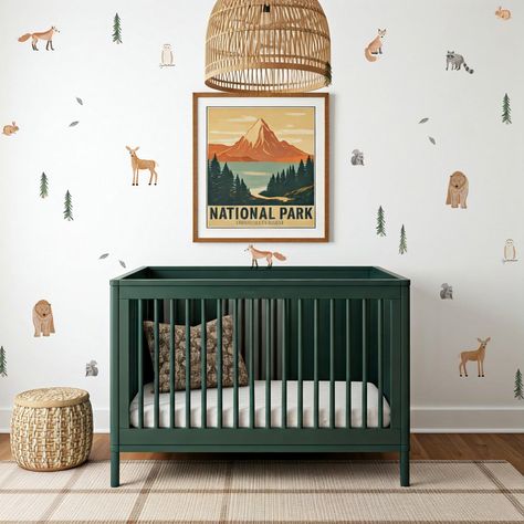 These adorable woodland animal wall decals will look fabulous in any modern nursery or bedroom. Wall decals are a great way to quickly create a dramatic impact in any space. These wall stickers are super easy to use- just peel and stick. They are removable and can be re-positioned multiple times without damaging your walls! PRODUCT DETAILS: - Choose your decal pack size. See listing photos for decal sizes and inclusions in each set. Individual decals range in size from 2" wide (leaf) to over 8" wide (fox). One full pack of decals is enough to decorate a standard 8' x 10' wall.  * Not recommended for textured/ "orange peel" walls. FEATURES: -Self Adhesive fabric backing, makes peel-and-stick super easy! -Non-Toxic- Decals are printed with water based ink and an adhesive material that is saf Woodland Decals, Orange Peel Walls, Stickers Bear, Animal Wall Stickers, Adhesive Fabric, Nursery Woodland, Woodland Wall, Animal Wall Decals, Orange Texture