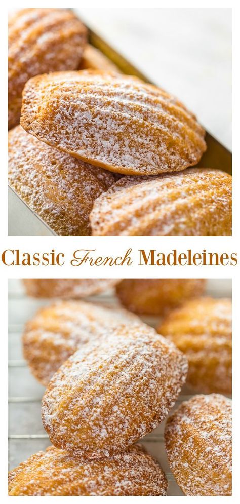 French Madeleines, Madeleine Recipe, French Baking, The Best Cookies, Best Cookies, French Desserts, French Cooking, French Pastries, French Food