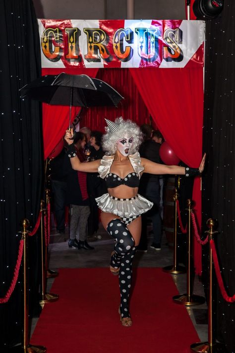 Circus Theme Party Equipment Hire | Feel Good Events | Melbourne Adult Circus Theme Party, Circus Theme Party Adults, Circus Party Outfit, Adult Circus Party, Drag Party, Carnival Party Decorations, Circus Party Decorations, Party Equipment, Circus Theme Party