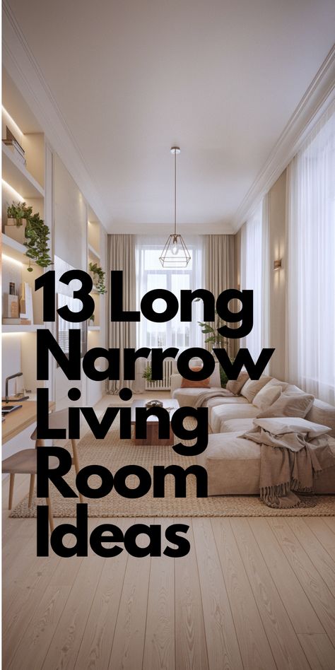 Struggling with a long narrow living room? These genius layout ideas will help you make the most of your space! Whether you have a small apartment or a spacious home, these clever furniture arrangements will create a cozy and functional living area. Discover smart seating arrangements, space-saving furniture, and stylish decor tips to transform your long and narrow living room into a welcoming retreat. #LivingRoomIdeas #InteriorDesign #HomeDecor Narrow Small Living Room, Narrow Living Room Layout Ideas, Long Narrow Living Room Ideas, Long Narrow Living Room Layout, Narrow Living Room Layout, Narrow Living Room Ideas, Narrow Living, Long Narrow Living Room, Living Room Layout Ideas