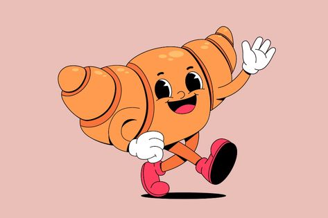 Cartoon walking croissant vector, Illustrations ft. bakery & cake - Envato Croissant Cartoon, Croissant Vector, Croissant Illustration, Running Cartoon, Cookie Vector, Cake Vector, Bakery Cake, Food Cartoon, Clash Royale