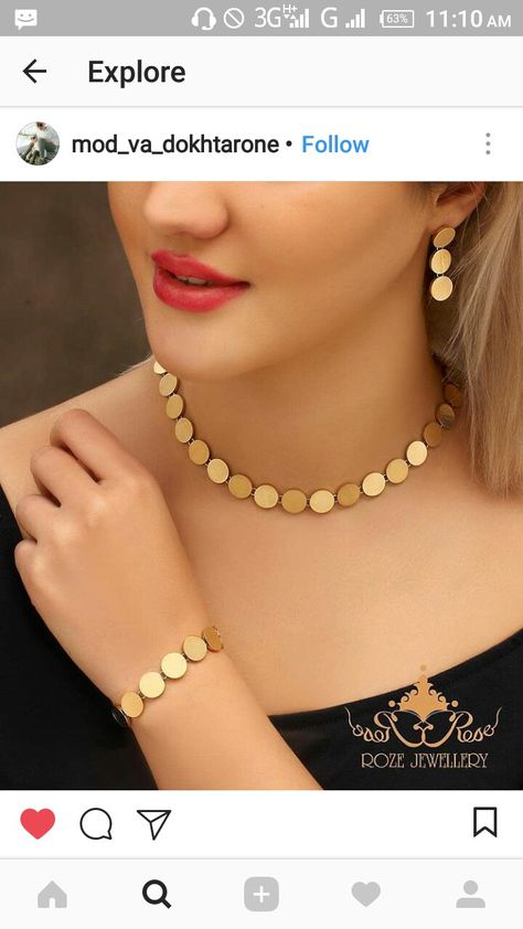 Gold Jewelry Simple Necklace, Fancy Jewellery Designs, Gold Necklace Indian Bridal Jewelry, Jewelry Bracelets Gold, Bridal Fashion Jewelry, Indian Jewelry Sets, Bangles Jewelry Designs, Gold Bangles Design, Gold Jewelry Simple