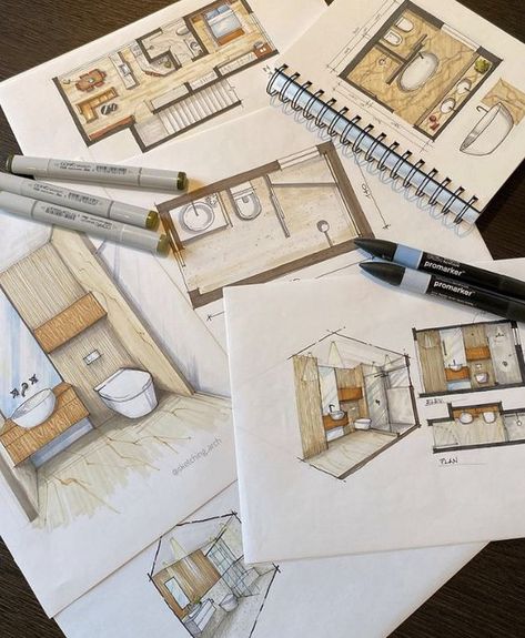 The Essence of Interior and Exterior Sketching Mastery