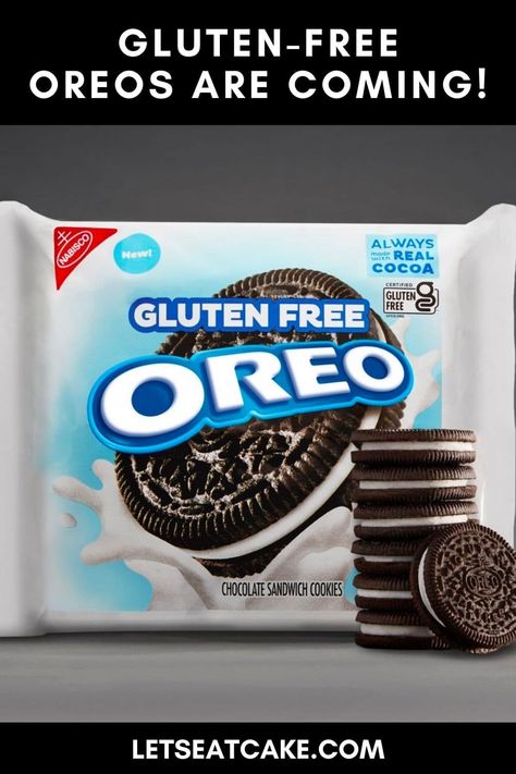 If you love Oreos but can't eat them because they contain gluten, you'll be delighted to discover gluten free Oreos are coming in January 2021. #oreos #cookies #foodtrends #foodnews Lactose Free Snacks, Oreo Brownie Trifle, Gluten Free Oreos, Cookies Sans Gluten, Gluten Free Alcohol, Oreo Flavors, Going Gluten Free, Gluten Free Bakery, Chocolate Sandwich