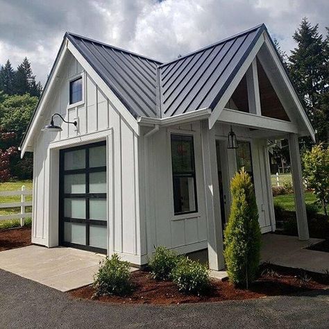 She Shed Pool House, Shed Pool House, Small Pool Houses, Farmhouse Sheds, Pool House Shed, Pool Shed, Instagram Call, Barn Renovation, Pump House