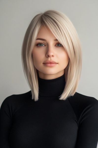 20  Gorgeous Side Bangs Hairstyles Side Bang Bob Haircut, Chunky Side Bangs, Side Part Bangs Short Hair, Sidesweep Bangs, Styling Side Bangs, Side Swept Bangs With Layers, Short Hair Side Bangs, Long Bob With Side Bangs, Cut Side Swept Bangs