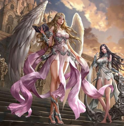 League Of Angels, Beautiful Angels Pictures, Angel Pictures, Redhead Girl, Angel Art, Dark Fantasy, Female Art, Art Girl, Fantasy Art