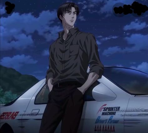 Initial D Movie, Ryosuke Takahashi, Mf Ghost, Initial D Car, Cracked Wallpaper, Jdm Wallpaper, Initial D, Rx 7, Cool Anime Wallpapers