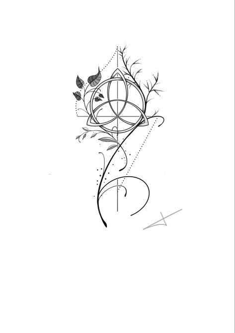 Celtic Tattoo For Women, Hip Tattoo Designs, Pagan Tattoo, Wiccan Tattoos, Irish Tattoos, Knot Tattoo, Celtic Tattoo, Witch Tattoo, Inspiration Tattoos