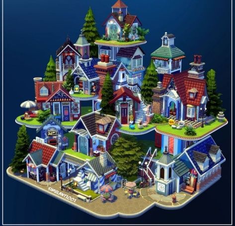 Bloxburg Towns, Awesome Houses, Sims Builds, Sims Ideas, Sims Building, Time Series, House Blueprints, Sims 4 Build, Sims 4 Houses