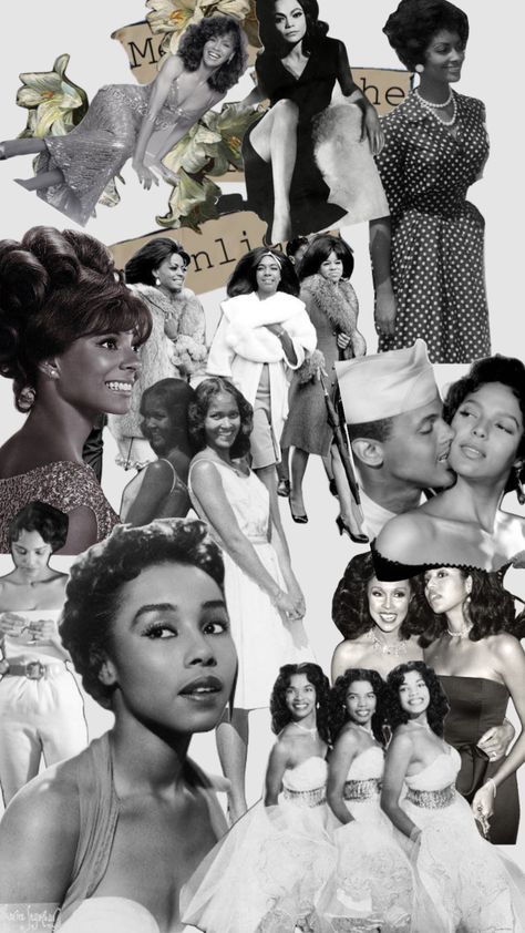 Black women in old Hollywood ✨ Old Hollywood Black Women Hairstyles, 1930s Fashion Black Women, 50s Black Women Hairstyles, 50s Black Women Fashion, Old Hollywood Aesthetic Black Women, Black Women Old Hollywood, Vintage Hollywood Glamour Aesthetic, Old Hollywood Hair Black Women, Old Hollywood Black Women