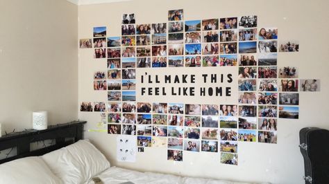 One direction wall decor One Direction Wall Decor, One Direction Room, Photo Walls Bedroom, Picture Wall Bedroom, Photo Walls, Bedroom Ideas Aesthetic, Photo Wall Decor, Cute Diy Room Decor, Girl Bedroom Designs