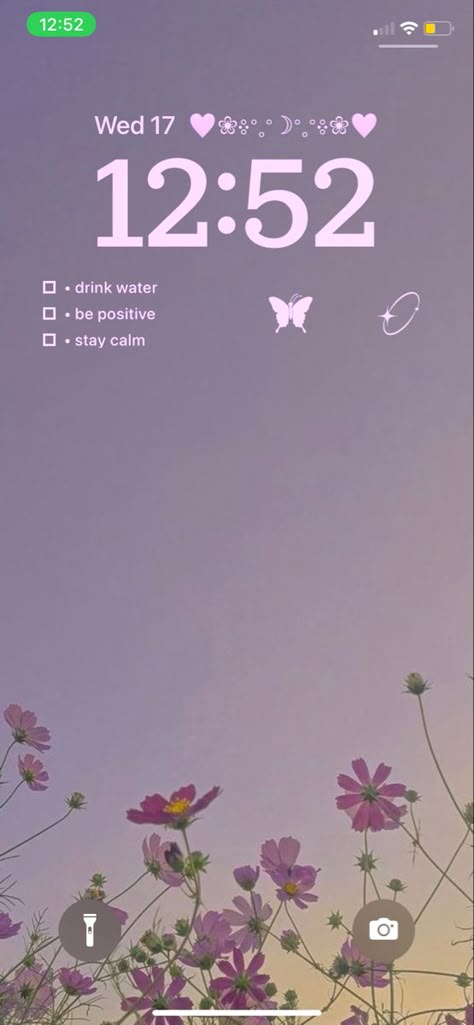 Ios 17 Aesthetic Lockscreen, Ios Aesthetic Lockscreen, Fake Selfie, Homescreen Design, Lockscreen Ios, Aesthetic Lockscreen, Iphone Ideas, Iphone Theme, Phone Decoration