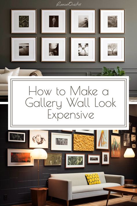 Unleash your creativity with our DIY gallery wall guide! Learn how to create a photo gallery wall on a low budget that looks high-end. For more tips and inspiration, visit our blog post! Gallery Wall Planner, Hanging Family Pictures, Photo Gallery Wall Layout, Gallery Wall Guide, Gallary Wall, Family Photo Gallery Wall, Photo Gallery Wall, Hallway Gallery Wall, Large Gallery Wall