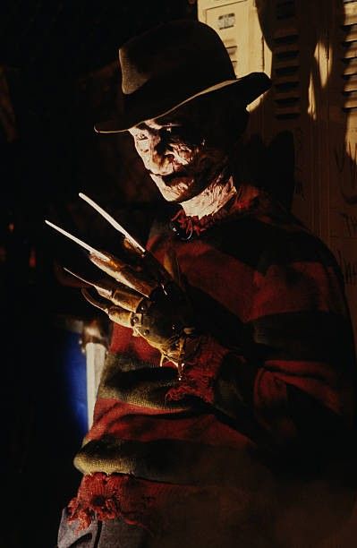 Freddy Krueger  A Nightmare on Elm Street Robert Englund Freddy Krueger Pictures, Happy 37th Anniversary, Dream Warriors, Robert Englund, New Nightmare, Norman Bates, Tim Curry, Scary Movie Characters, Horror Villains