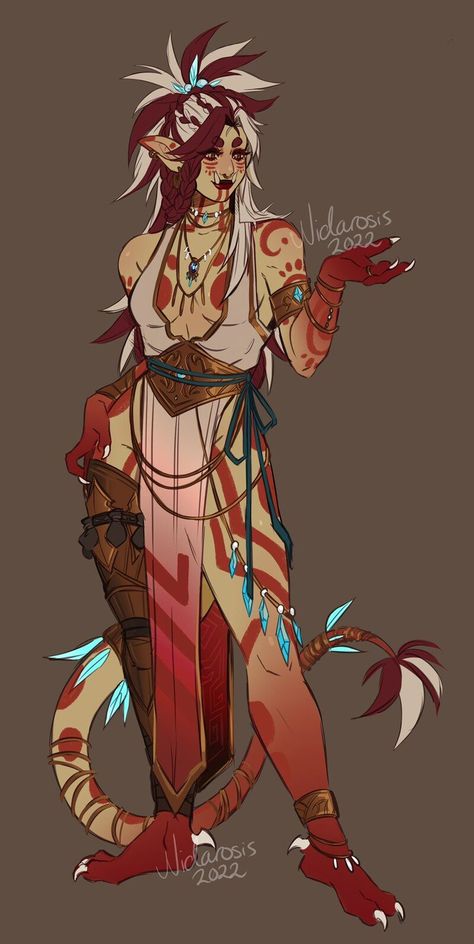 ArtStation - Fe'zane: Dragonflight design Dnd Archfey Art, Alien Pirate Character Design, Dnd Fairy Barbarian, Human Alien Hybrid Character Design, Teifling Female Pink, Vedalken Dnd Male, Fire Based Character Design, Dragon Shifter Oc, Dnd Character Concept Ideas