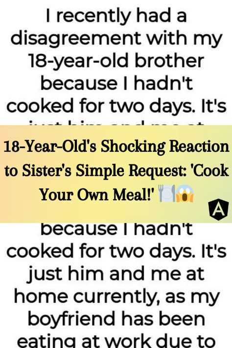 Shocking Reaction, Sister's Birthday, Step Siblings, Birthday Wishes For Sister, Cooked Meal, Birthday Wish, Family Feud, Sister Birthday, School Humor