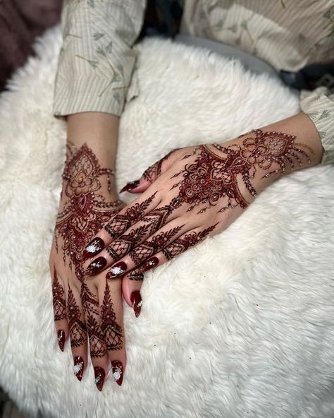 Henna Wedding Designs, Henna Bts, Hena Pengantin, Henna Nikah, Inspo Henna, Pink Henna, Henna Pengantin, N Nails, Wedding Henna Designs