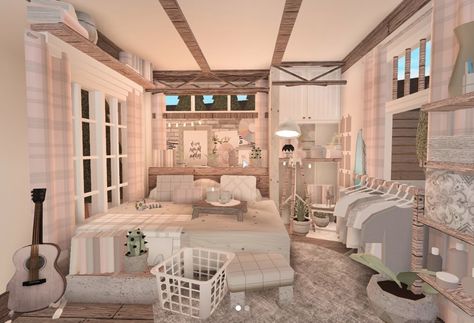 Bloxburg Rooms, Modern Bloxburg House Ideas, Bloxburg Bedroom, Modern Bloxburg House, Blocksburg Room Ideas￼, House Plans With Pictures, Bloxburg Home, Bloxburg Room Ideas, House Decorating Ideas Apartments