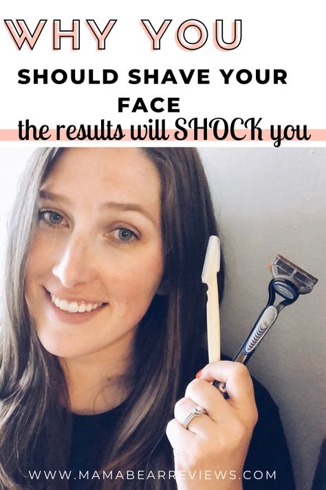 why you as a woman should shave your face #beautyhacks #quickbeautytips #shaveyourface Shave Face Women, Shave My Face, Shaving Your Face, Shave Your Face, Types Of Facial Hair, Facial Razor, Mom Beauty, Shaving Tips, Face Tips