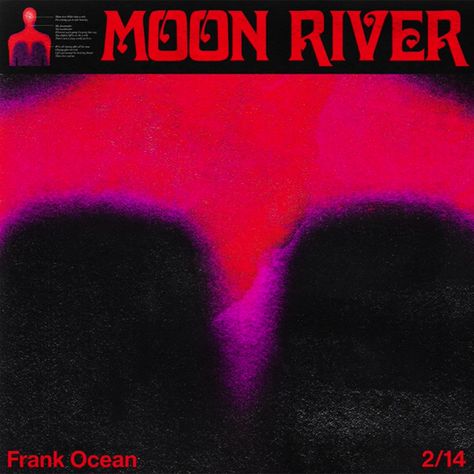 Moon River, Frank Ocean, Cover Art, The Moon, Moon, Music, Pink, Black, Art