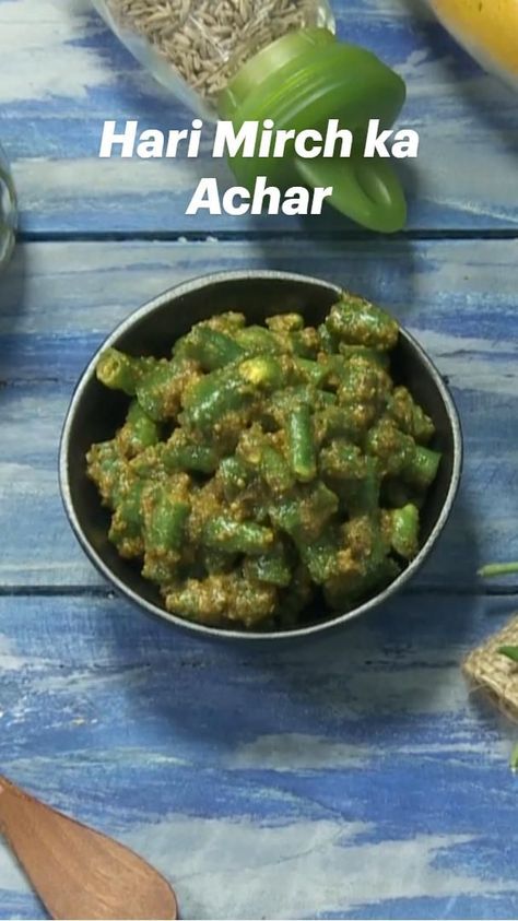 Hari Mirch ka Achar | Breakfast recipes indian, Indian food recipes, Vegetarian snacks recipes Hari Mirch Ka Achaar, Mirchi Ka Achar, Mirch Ka Achar, Methi Seeds, Breakfast Recipes Indian, Tastemade Recipes, Chaat Recipe, Indian Cooking Recipes, Vegetarian Snacks Recipes