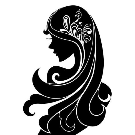 1000+ ideas about Silueta Mujer on Pinterest | Stickers ... Face Stencils, Girl Silhouette, Silhouette Stencil, Airbrush Art, Stencil Art, Silhouette Art, Paper Cutout, Pencil Art, Rock Art