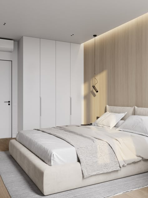 RB-75 :: Behance Minimalist Bedroom Wardrobe, White Interior Design Bedroom, Modern Bedroom Wardrobe Ideas, Sleeping Room Design, Beige Bedroom Decor, Beds For Small Rooms, Bedroom Wardrobe Design, Design Tricks, Gorgeous Bedrooms