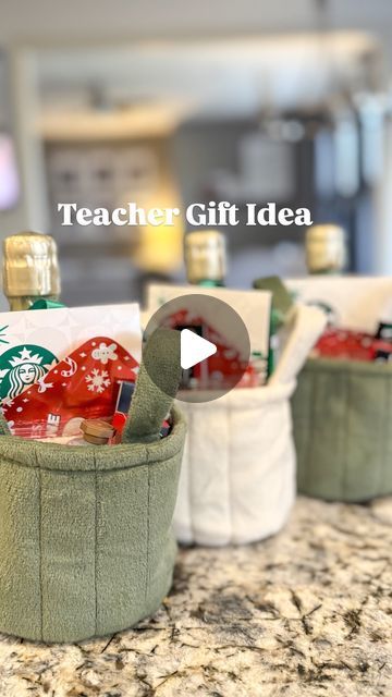 Melissa - Home Inspiration on Instagram: "Teacher gift Idea! Mini gift basket with all the essentials.! #teachergiftideas #giftforherideas #smallgift #targetfinds #targetpartner   Comment SHOP below to receive a DM with the link to shop this post on my LTK ⬇ https://liketk.it/4XETu #ltkholiday #ltkfindsunder50 #ltkgiftguide" Christmas Charcuterie Gift Basket, Future Teacher Gift Basket, Burr Basket For Teacher, Teacher Burr Basket, Tumbler Gift Basket Ideas, Stanley Gift Ideas, Tea Basket Gift Ideas, Teacher Basket Ideas, Teacher Gift Basket Ideas