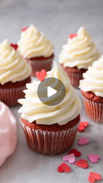 John Kanell on Instagram: "These easy Red Velvet Cupcakes are my favorite Valentine’s Day treat. A light chocolate flavored cupcake that melts in your mouth with luscious cream cheese frosting all topped with a little heart. Perfect for sharing and so delicious! Recipe up on the blog 👉 link in bio👈 #preppykitchen #baker #recipevideo" Easy Red Velvet Cupcakes, John Kanell, Easy Red Velvet, Preppy Kitchen, Cupcake Flavors, Velvet Cupcakes, Red Velvet Cupcakes, Melt In Your Mouth, Cheese Frosting