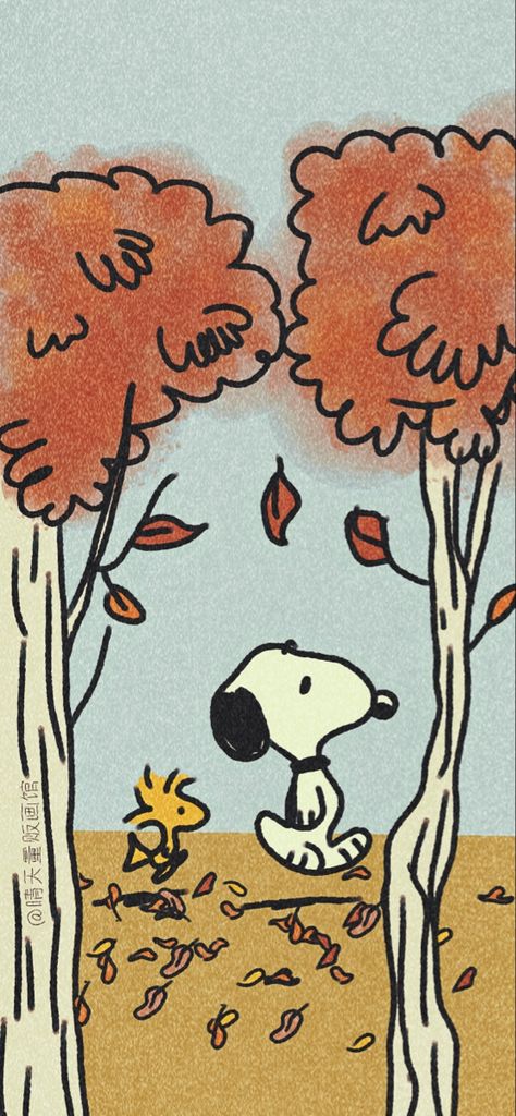 Its The Great Pumpkin Charlie Brown Aesthetic, Snoopy Fall Phone Wallpaper, Cute Scooby Doo Wallpaper, Charlie Brown Watercolor, Snoppy Wallpapers Halloween, Nostalgic Phone Wallpaper, Rilakkuma Fall Wallpaper, Autumn Vibes Wallpaper Iphone, Snoopy September Wallpaper