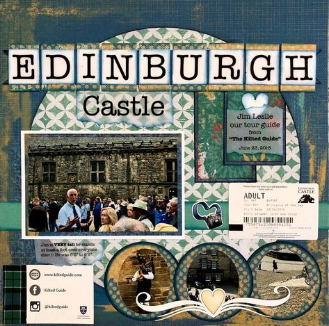 Scotland Scrapbook Layouts, Scotland Scrapbook, England Scrapbook, Ireland Scrapbook, Europe Scrapbook, Road Trip Books, Scotland Aesthetic, Ireland Bucket List, Blair Castle