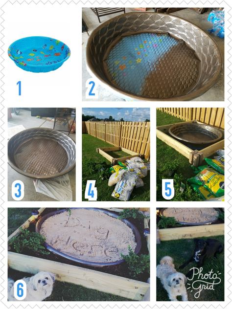 Sand Box For Dogs Diy, Dog Dig Pit Diy, Digging Pit For Dogs, Dog Digging Pit, Dig Pit For Dogs, Diy Dog Digging Pit, Dog Sand Pit, Dog Digging Area, Tortoise Sanctuary